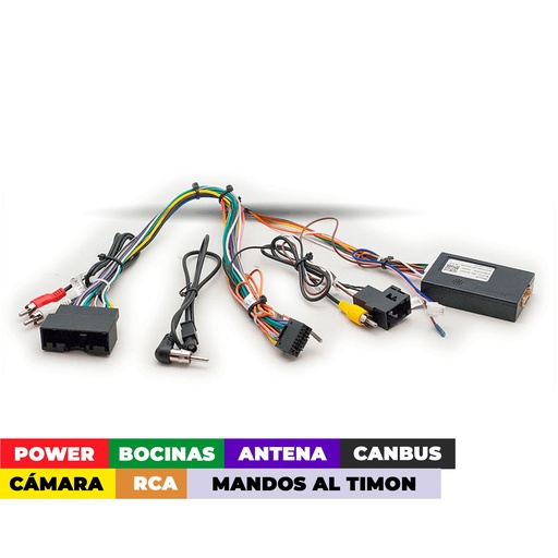 [16-287] ARNES PARA MAZDA BT-50 2012-2015/ POWER+ SPEAKERS+ ANTENA+ WHEEL+ CAMARA+ RCA+ CANBUS