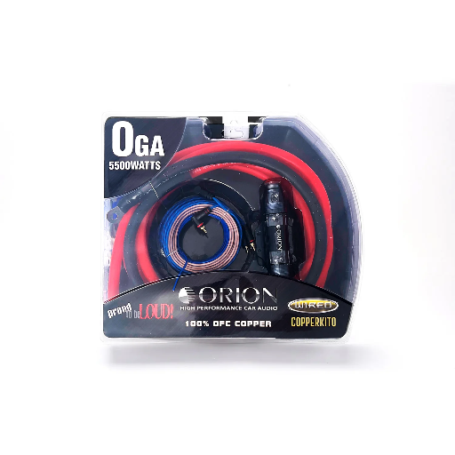 [COPPERKIT0] KIT DE CABLES CALIBRE 0 100% OFC AWG