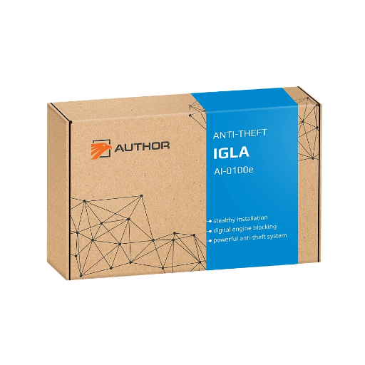 [AI-0100e] AUTHOR IGLA LF / Digital anti-theft module for installed external or internal alarm system / Alarma