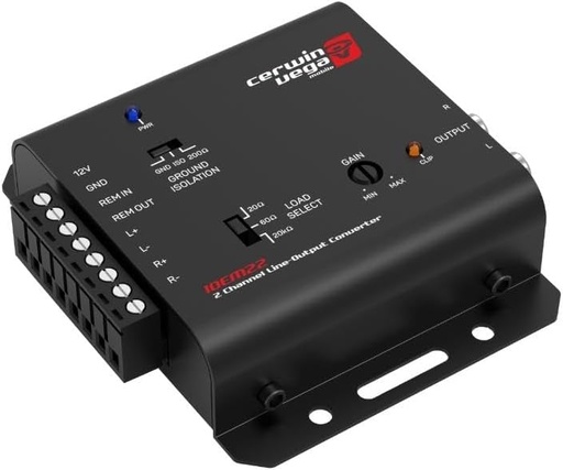 [IOEM22] CONVERTIDOR LEVEL AUDIO ALTAS A BAJAS HI/LOW 2 CANALES 